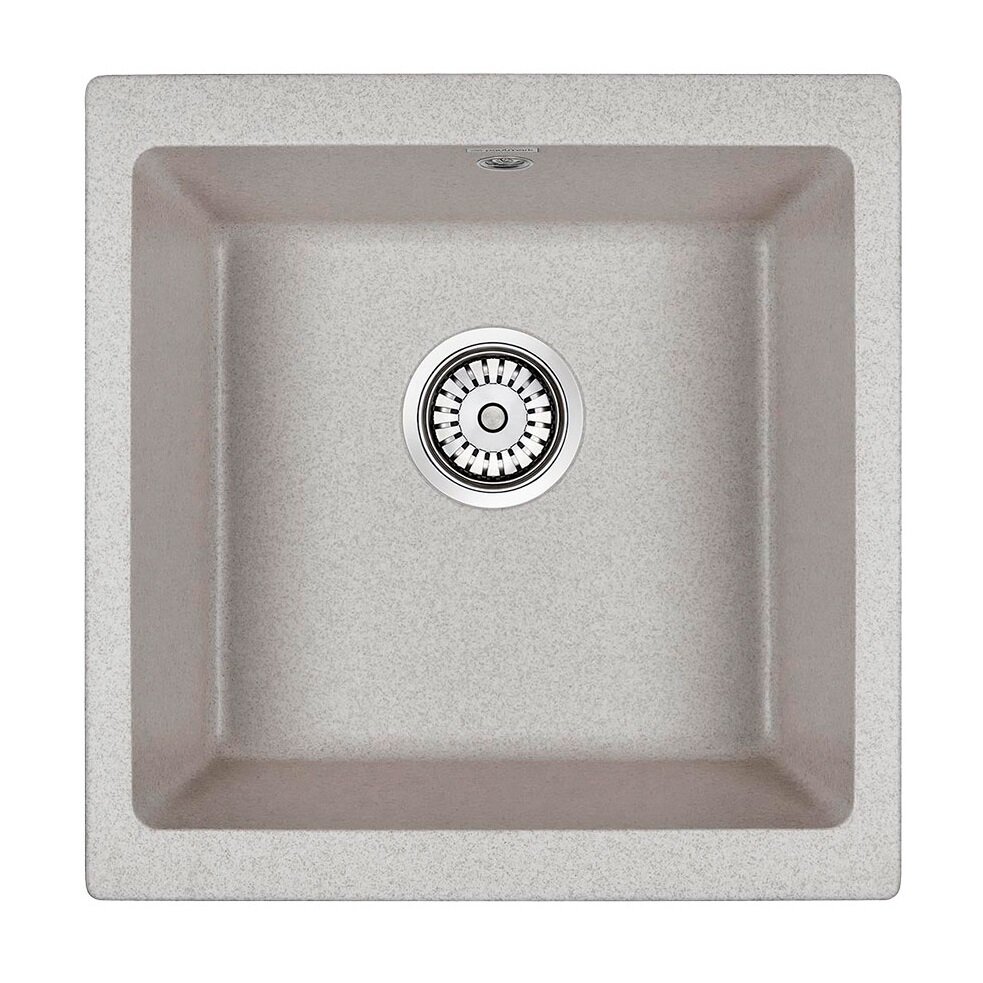 Изображение товара Кухонная мойка Paulmark Gera PM104546-GR из искусственного гранита 45 см серый