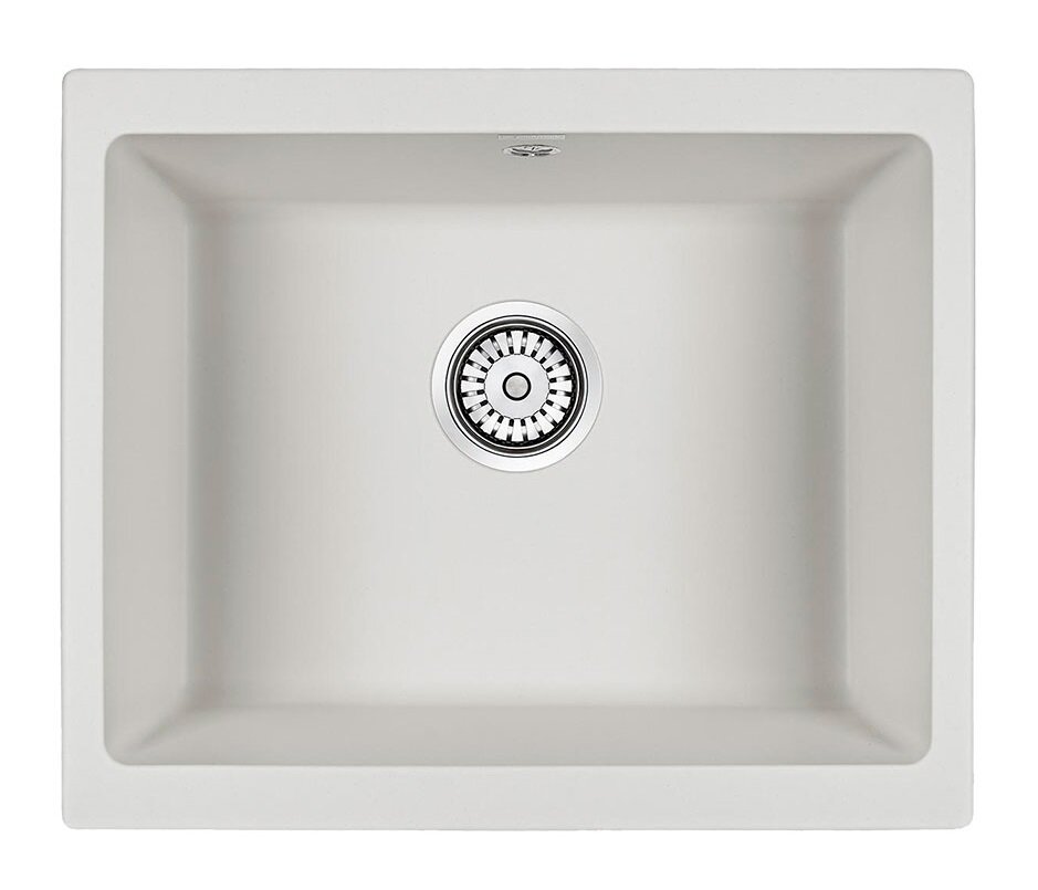 Изображение товара Кухонная мойка Paulmark Gera PM205546-WH 55 см кварцевая белая
