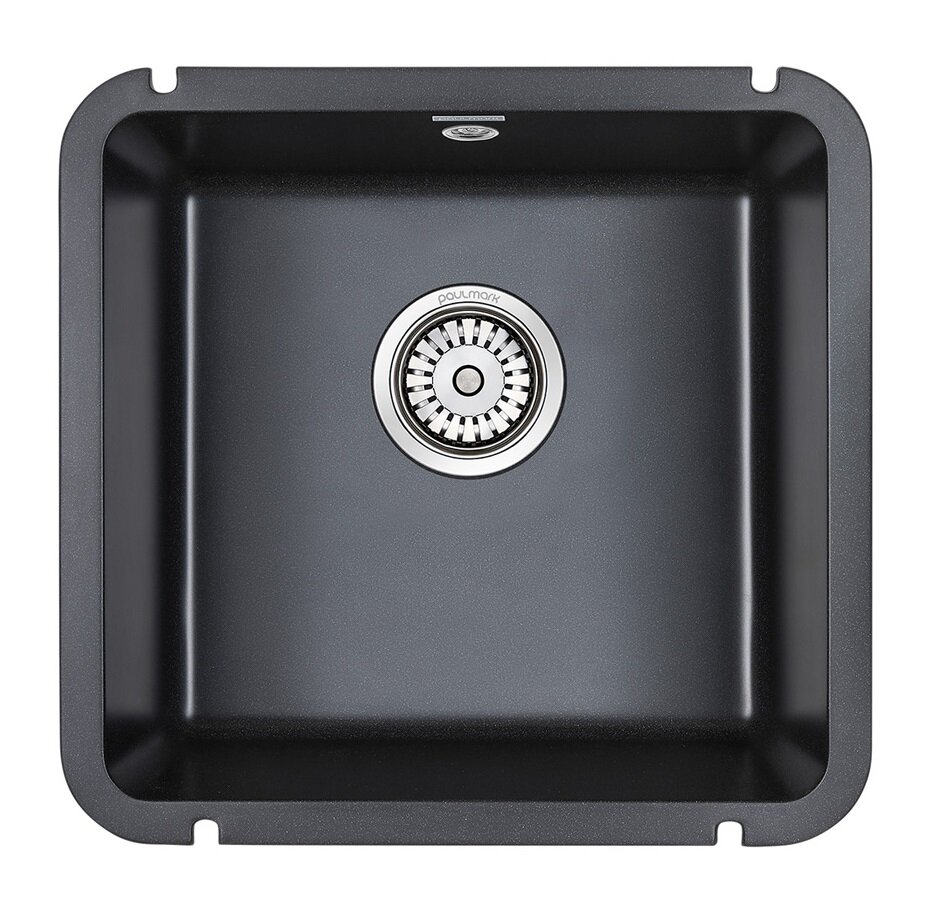 Изображение товара Кухонная мойка Paulmark Unter PM204543-BL кварцевая 45.5 см черный