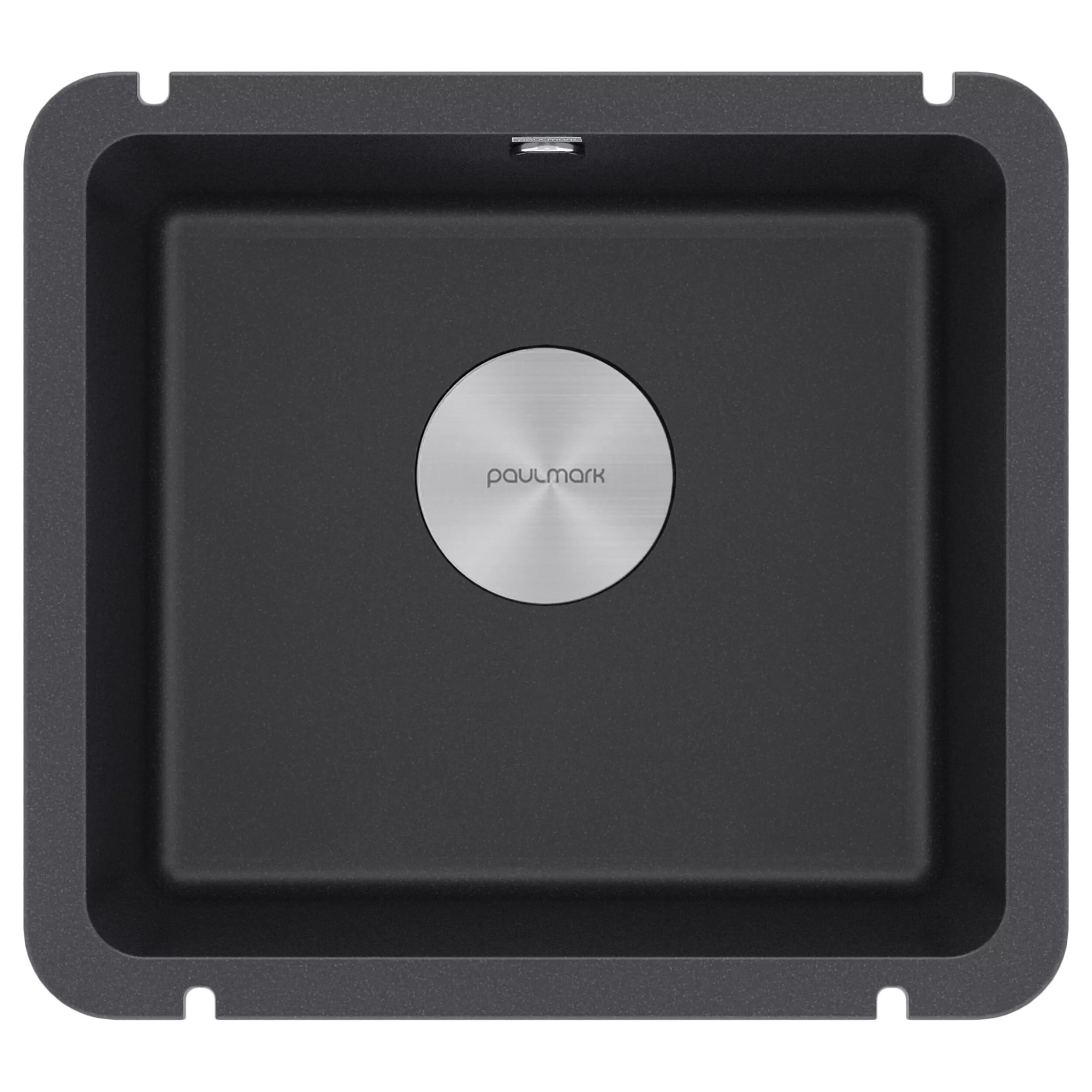 Изображение товара Мойка кухонная Paulmark Unter PM204543-BL, 45.5 см, кварцевая, черный Изображение товара Мойка кухонная Paulmark Unter PM204543-BL, 45.5 см, кварцевая, черный