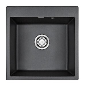 Изображение товара Кухонная мойка из искусственного гранита черная 51 см Paulmark Praktisch