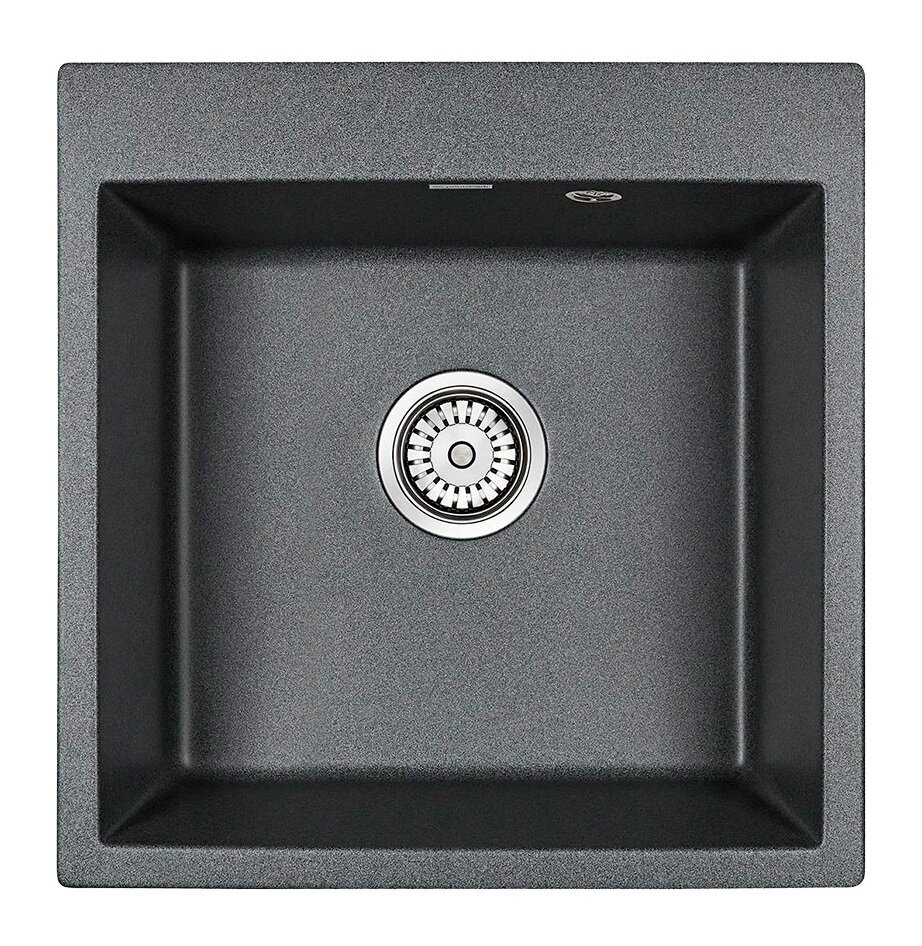 Изображение товара Кухонная мойка Paulmark Praktisch PM105152-DG из искусственного гранита 51 см графит
