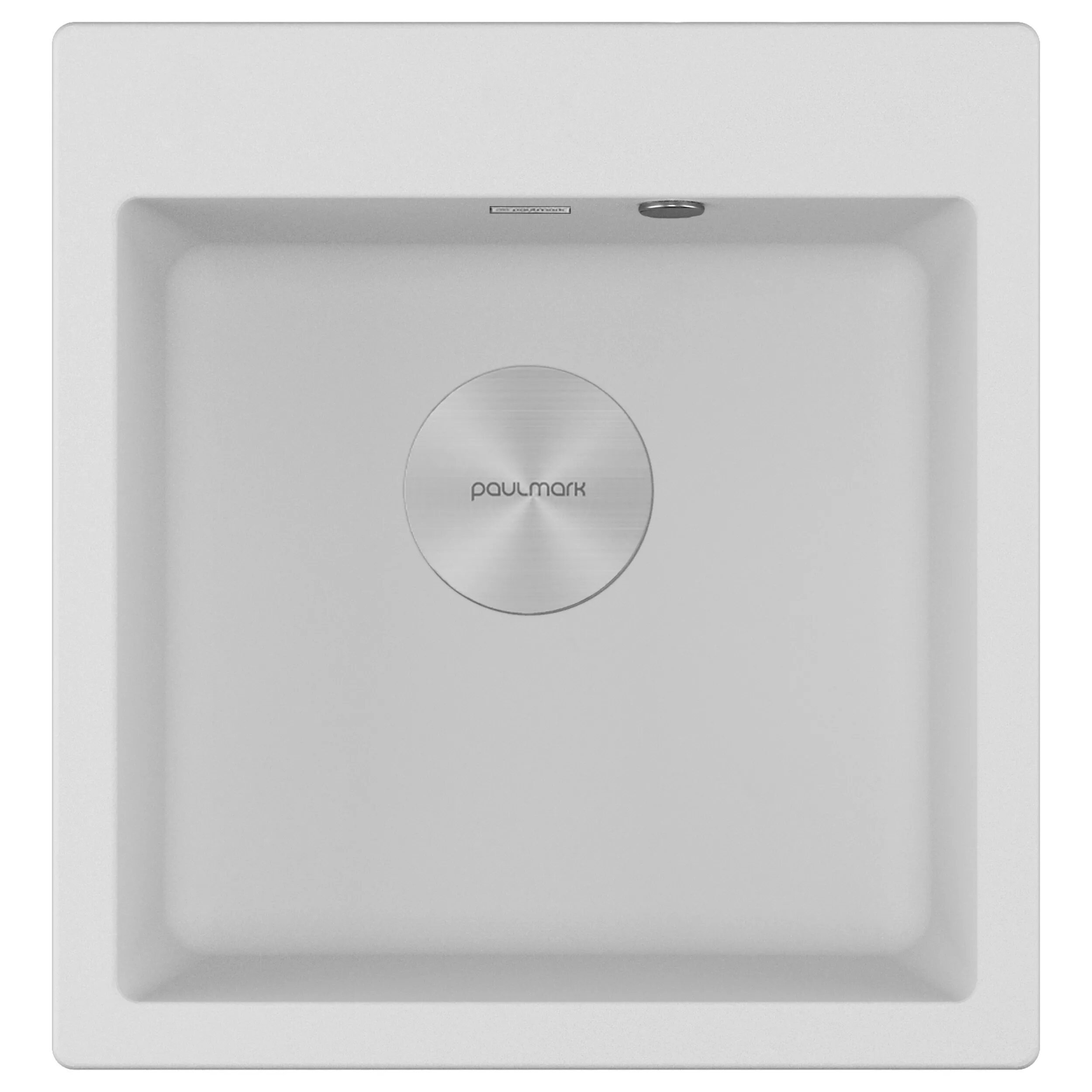 Изображение товара Мойка Paulmark PM105152-WH 51 см кварцевая белая Изображение товара Мойка Paulmark PM105152-WH 51 см кварцевая белая