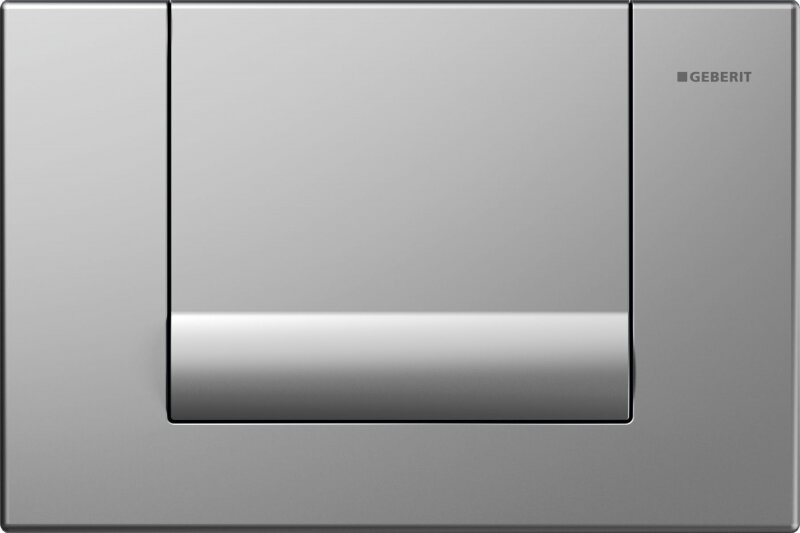 Изображение товара Клавиша Geberit Tango 115.760.46.1 хром матовая для унитаза и системы смыв/стоп