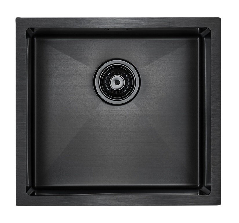 Изображение товара Кухонная мойка из нержавеющей стали Paulmark Weser 48 см, черный цвет