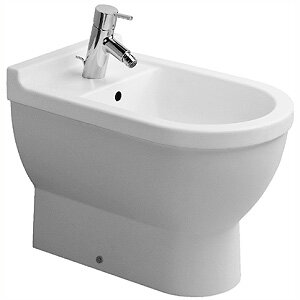 Изображение товара Биде Duravit Starck 3 напольное белое фарфоровое с гарантией 5 лет