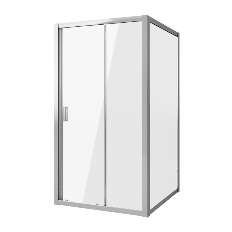 Изображение товара Душевой уголок Niagara Nova 80х70 см раздвижная дверь прозрачное стекло хром профиль