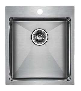 Изображение товара Кухонная мойка Paulmark Neckar PM804551-BS 45 см из нержавеющей стали