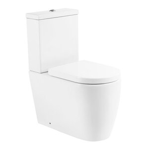 Изображение товара Напольный унитаз BelBagno Marino BB105CPR/BB105T/BB105SC, безободковый, крышка Soft Close, белый