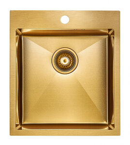Изображение товара Кухонная мойка Paulmark Favor PM214551-BG 45 см брашированное золото