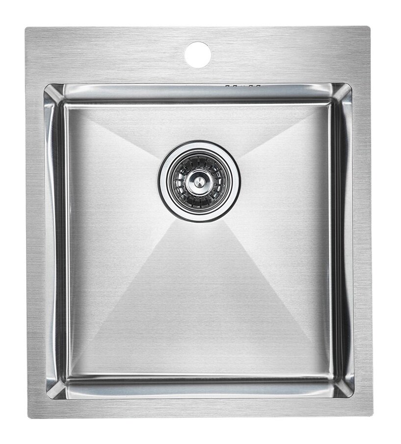 Изображение товара Мойка кухонная Paulmark Favor PM214551-BS 45 см брашированная нержавеющая сталь Германия