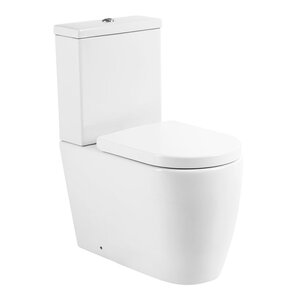 Изображение товара Напольный унитаз BelBagno Marino BB105CPR/BB105T/BB865SC, безободковый, крышка Soft Close, белый