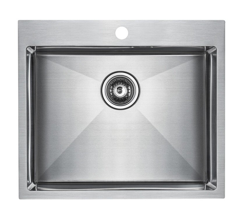 Изображение товара Кухонная мойка Paulmark Isar 59 см брашированная нержавеющая сталь Германия