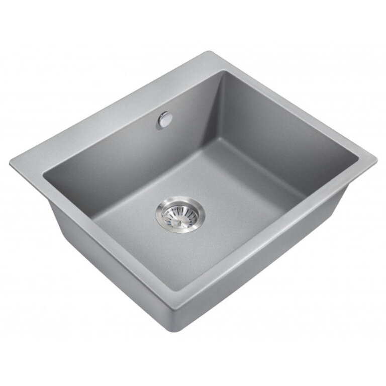 Изображение товара Кухонная мойка Milacio Murcia MC.77013 60 Cuarzo серый металлик накладная