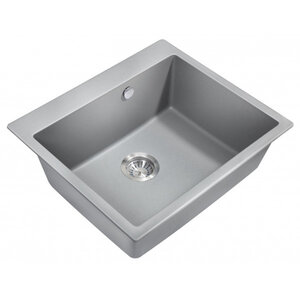 Изображение товара Кухонная мойка Milacio Murcia MC.77013 60 Cuarzo серый металлик накладная
