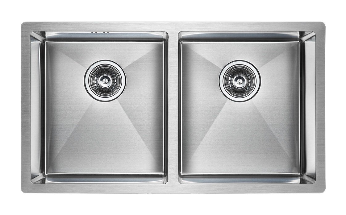 Изображение товара Кухонная мойка Paulmark Gerberg PM237844-BS, 78 см, брашированная нержавеющая сталь