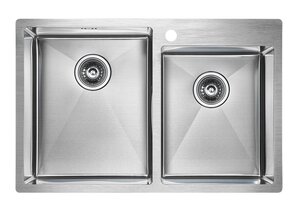 Изображение товара Кухонная мойка Paulmark Helfer PM237851-BS из нержавеющей стали 78 см