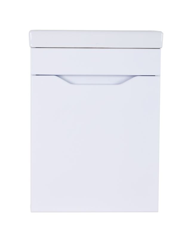 Изображение товара Тумба с раковиной Orange Мини, 40 см, подвесная, белый, Smart Pack, Mini-40TUW+Ra