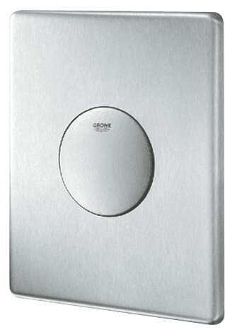 Изображение товара Кнопка для инсталляции Grohe Skate 38672SD0 нержавеющая сталь однорежимный слив