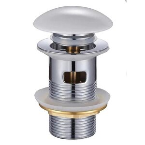 Изображение товара Донный клапан Orange, с переливом, клик-клак, белый, X1-004w