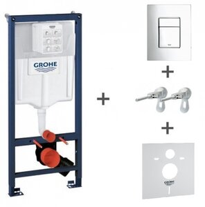 Изображение товара Инсталляция для унитаза Grohe Rapid SL 38775001 монтаж в сборе