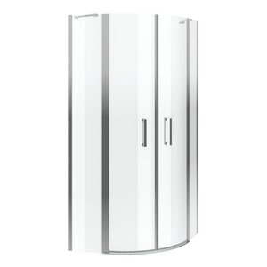 Изображение товара Душевой уголок Excellent Mazo 90х90 см, четверть круга, профиль хром, KAEX.3000.2S.9090.LPx2 + KAEX.3001.2D.0400.LP