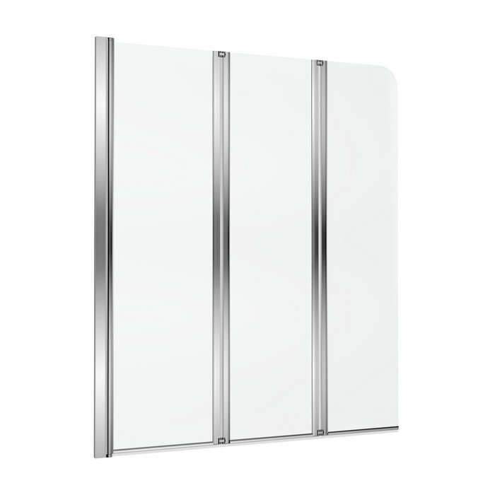 Изображение товара Шторка для ванны Excellent Fliper 120 см с хромированным профилем