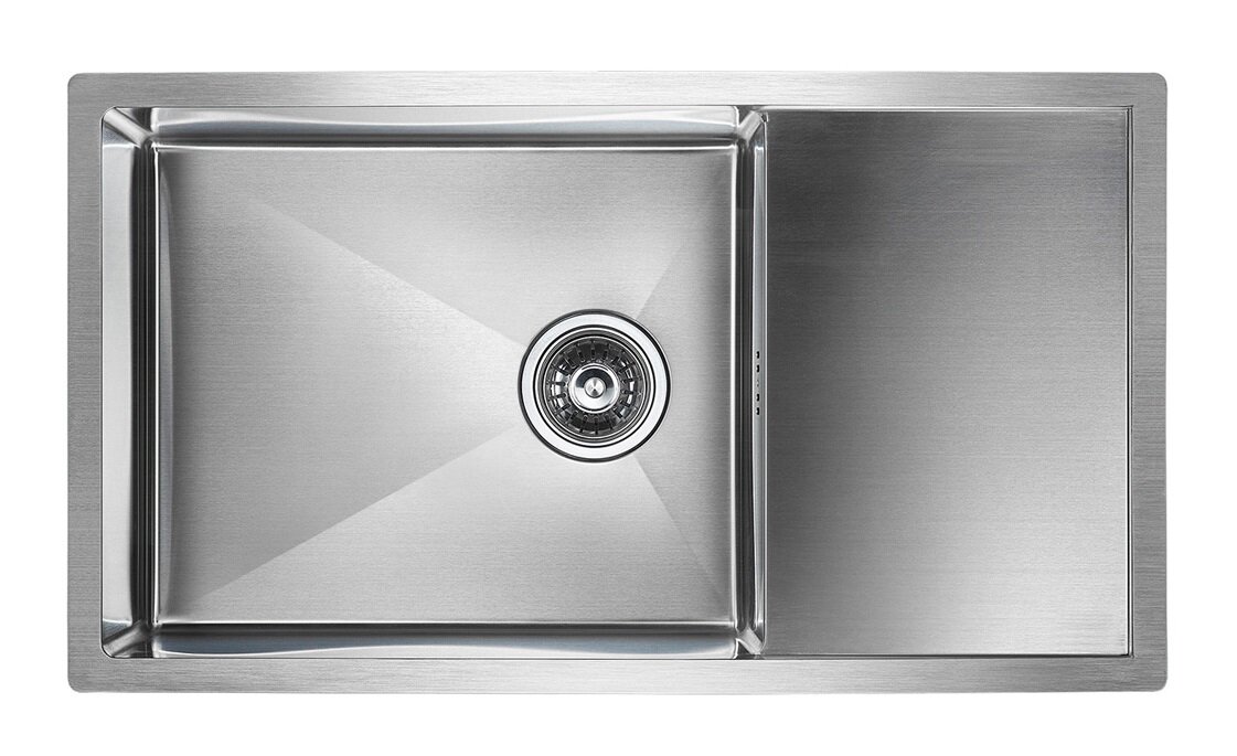 Изображение товара Мойка кухонная Paulmark Wing PM217844-BS 78 см брашированная нержавеющая сталь