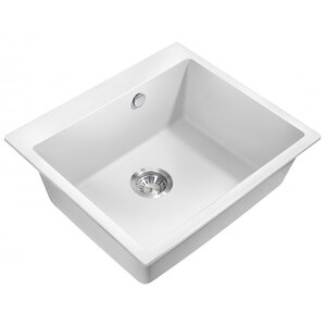 Изображение товара Кухонная мойка Milacio Murcia 60 Cuarzo белая из искусственного камня 41 см