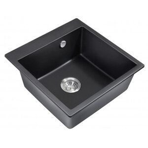 Изображение товара Кухонная мойка Milacio Murcia MC.77021 51 Cuarzo черный матовый искусственный камень