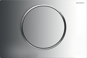 Изображение товара Клавиша смыва Geberit Sigma 10, 115.758.KH.5, механическая, глянцевый хром/матовый хром