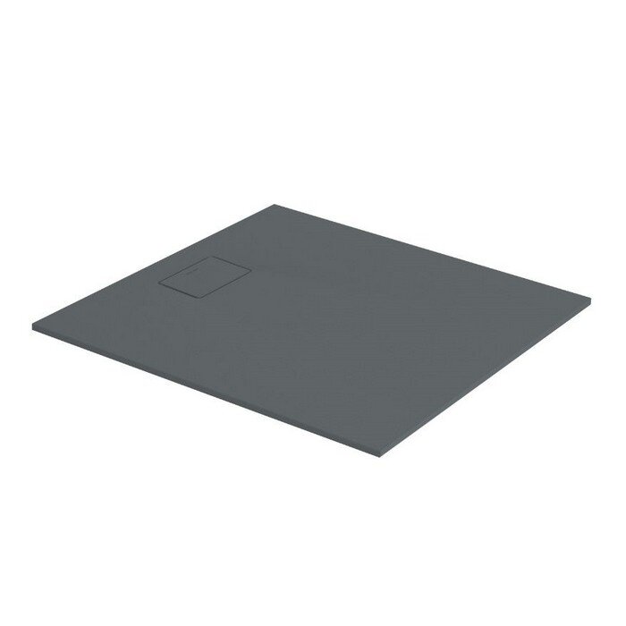 Изображение товара Душевой поддон Excellent Lavano 140x80 см из искусственного камня бетон цвет низкий бортик