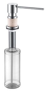 Изображение товара Дозатор встраиваемый для жидкого мыла Paulmark Kraft D003-328, бежевый