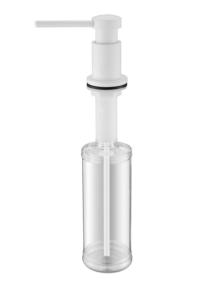 Изображение товара Встраиваемый дозатор для жидкого мыла Paulmark Brevit D005-431 белый матовый