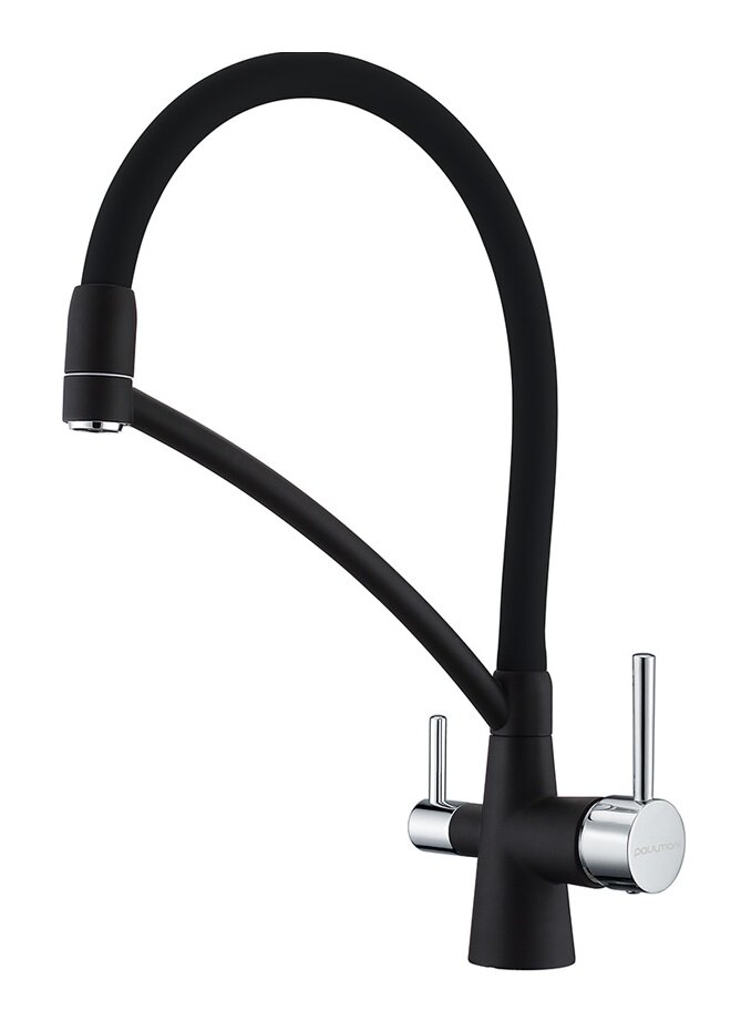 Изображение товара Paulmark Siegen SI213111-401 - смеситель для кухонной мойки с фильтром, антрацит