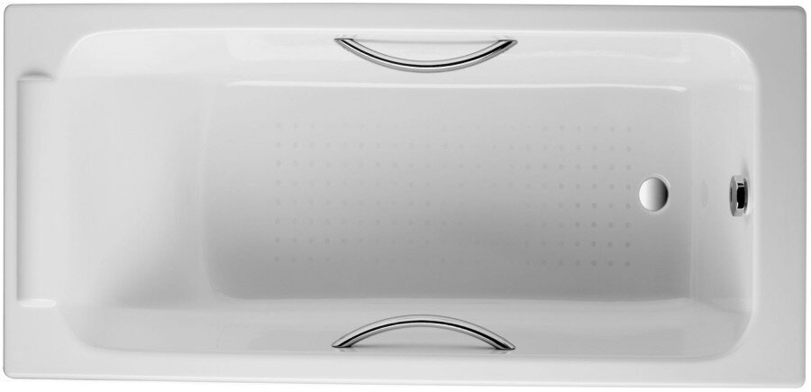 Изображение товара Чугунная ванна Jacob Delafon Parallel 150x70 см с подарками в белом цвете