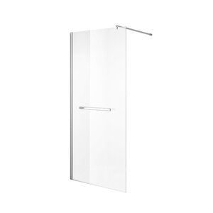 Изображение товара Душевая стенка Niagara Nova, 120 х 195 см, со свободным входом, профиль хром, стекло прозрачное, NG-661-12