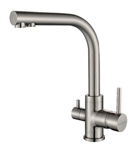 Изображение товара Смеситель для кухонной мойки Paulmark Essen Es213011-BS с подключением к фильтру