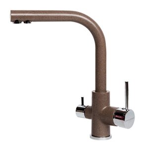 Изображение товара Смеситель Paulmark Essen Es213011-307 для кухонной мойки, с подключением к фильтру, терракотовый