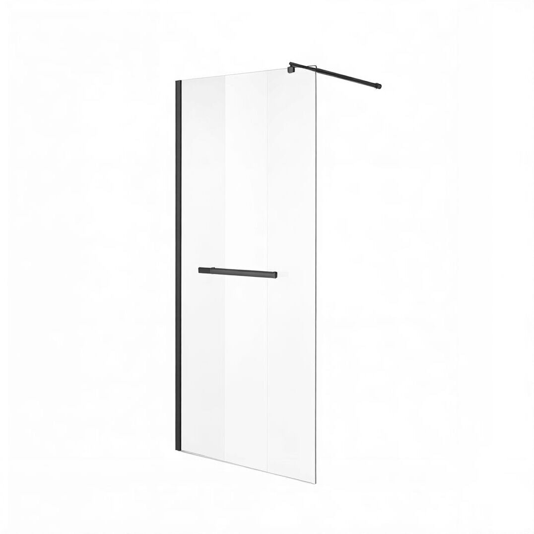 Изображение товара Душевая стенка Niagara Nova NG-681-10 BLACK 100х195 см, прозрачное стекло Изображение товара Душевая стенка Niagara Nova NG-681-10 BLACK 100х195 см, прозрачное стекло