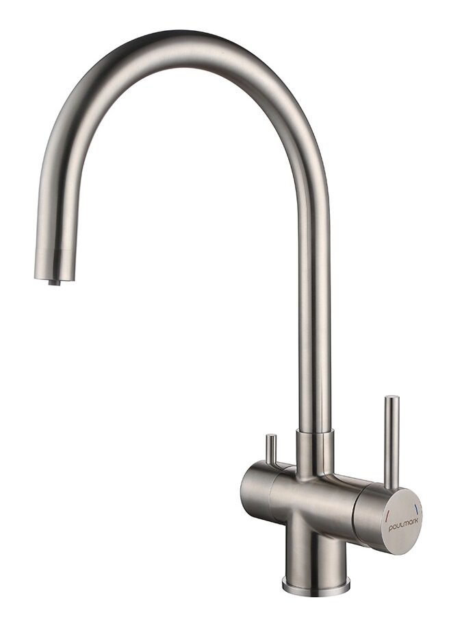 Изображение товара Смеситель Paulmark Heller He213218-BS для кухни с подключением к фильтру