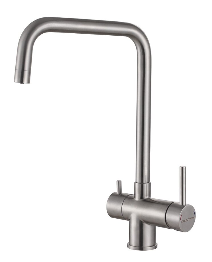 Изображение товара Смеситель Paulmark Wetter We213030-BS для кухонной мойки с фильтром