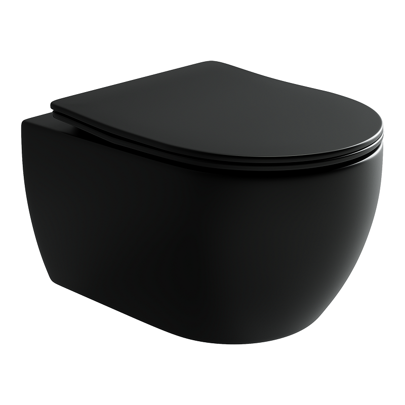 Изображение товара Подвесной унитаз Ceramicanova Play CN3001MB Rimless черный матовый