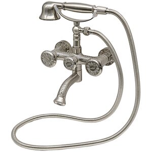 Изображение товара Смеситель Milacio Almeria MC.301.SL для ванны и душа, с душевым гарнитуром, цвет серебро