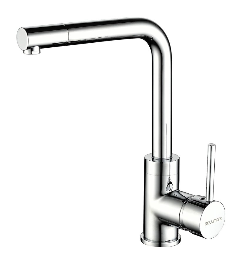 Изображение товара Смеситель для кухонной мойки Paulmark Honner Ho212018-CR хром, 360° поворотный излив
