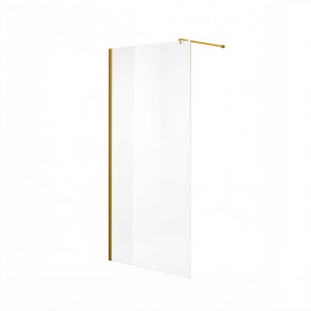 Изображение товара Niagara Nova 110x195 Walk-in стенка без дверей с профилем золото NG-643-11 GOLD Изображение товара Niagara Nova 110x195 Walk-in стенка без дверей с профилем золото NG-643-11 GOLD