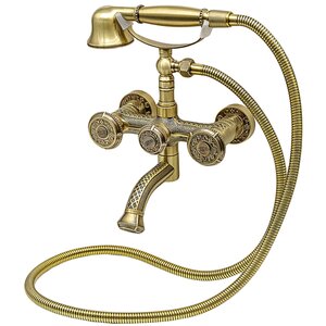 Изображение товара Смеситель Milacio Almeria MC.301.BR для ванны и душа, бронза, ретро стиль