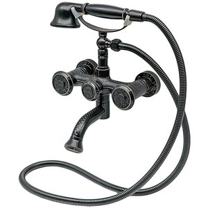 Изображение товара Смеситель Milacio Almeria MC.301.BBR для ванны и душа, с душевым гарнитуром, цвет черная бронза