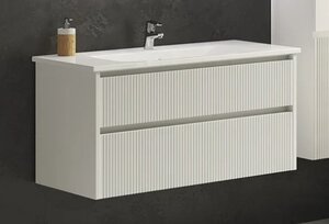 Изображение товара Тумба под раковину Sanvit Рольф-2 90 см, подвесная, белый, krolf2090