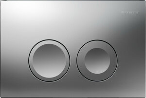 Изображение товара Клавиша Geberit Delta Type 21 хром матовый для скрытого монтажа